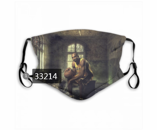 2021 NBA Los Angeles Lakers #24 kobe bryant 33214 Dust mask with filter